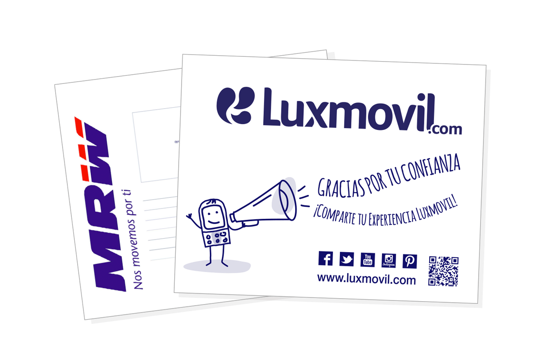 Luxmovil.com - sobre para MRW